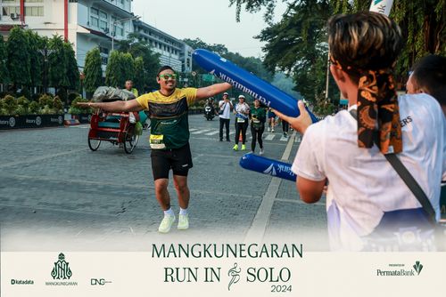 Race photo from Mangkunegaran Run 2024