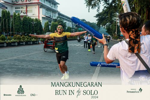 Race photo from Mangkunegaran Run 2024