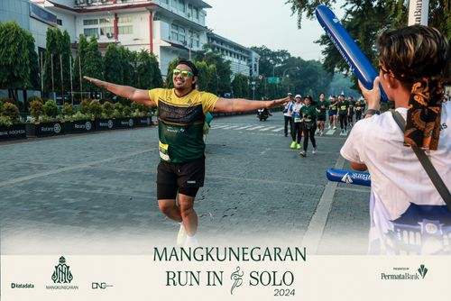 Race photo from Mangkunegaran Run 2024