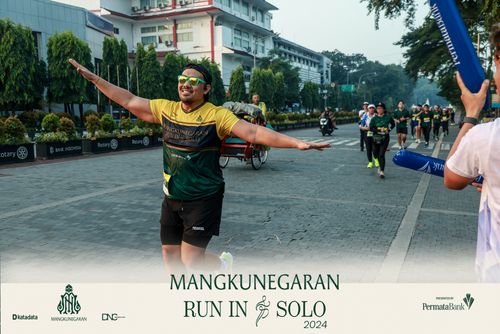 Race photo from Mangkunegaran Run 2024