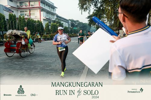 Race photo from Mangkunegaran Run 2024