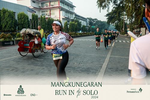 Race photo from Mangkunegaran Run 2024