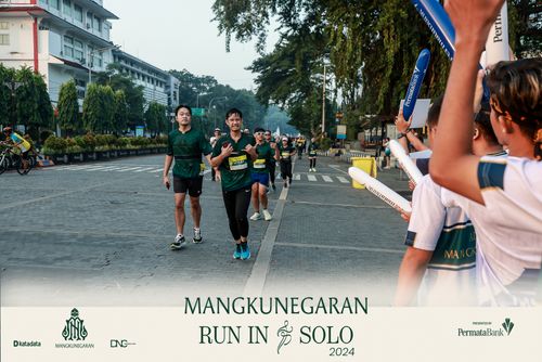 Race photo from Mangkunegaran Run 2024