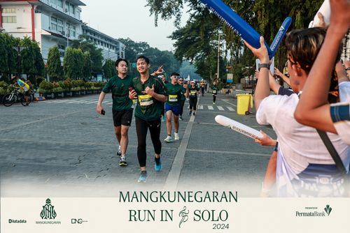 Race photo from Mangkunegaran Run 2024