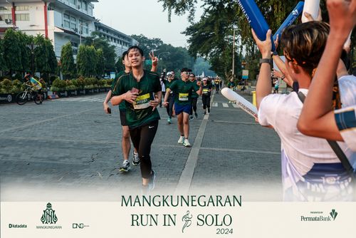 Race photo from Mangkunegaran Run 2024