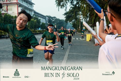 Race photo from Mangkunegaran Run 2024