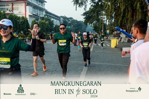 Race photo from Mangkunegaran Run 2024