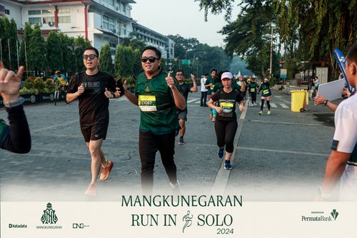 Race photo from Mangkunegaran Run 2024
