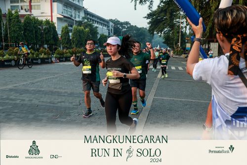 Race photo from Mangkunegaran Run 2024