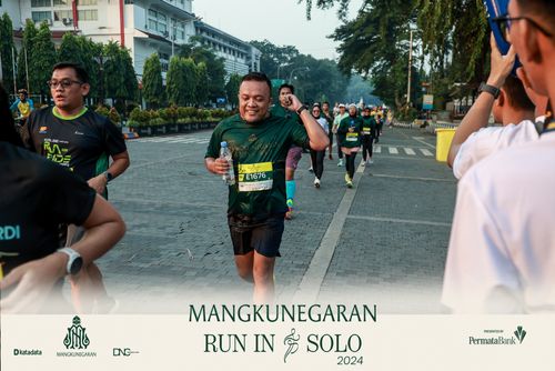 Race photo from Mangkunegaran Run 2024