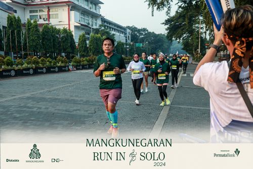 Race photo from Mangkunegaran Run 2024