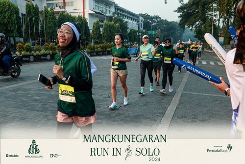 Race photo from Mangkunegaran Run 2024