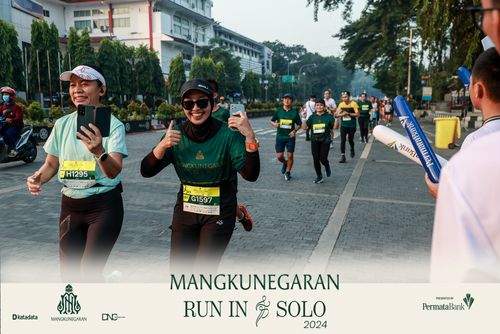 Race photo from Mangkunegaran Run 2024