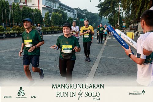 Race photo from Mangkunegaran Run 2024