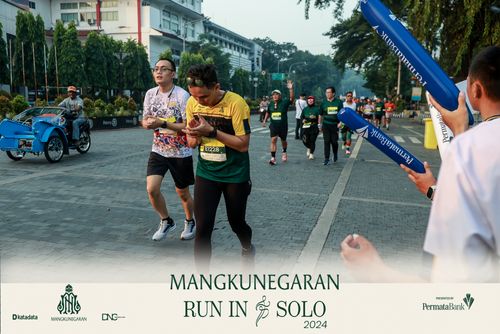 Race photo from Mangkunegaran Run 2024