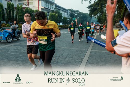 Race photo from Mangkunegaran Run 2024