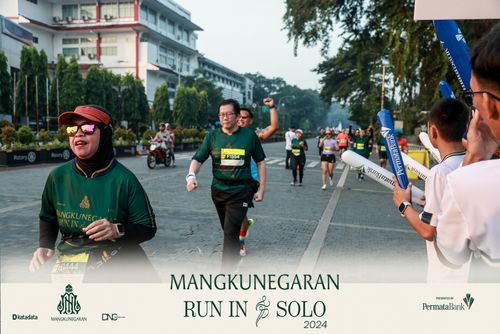 Race photo from Mangkunegaran Run 2024