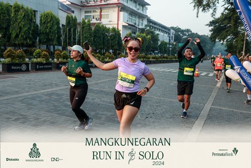 Race photo from Mangkunegaran Run 2024