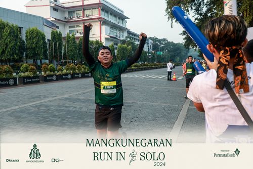 Race photo from Mangkunegaran Run 2024