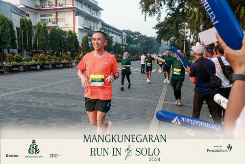 Race photo from Mangkunegaran Run 2024