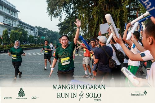 Race photo from Mangkunegaran Run 2024