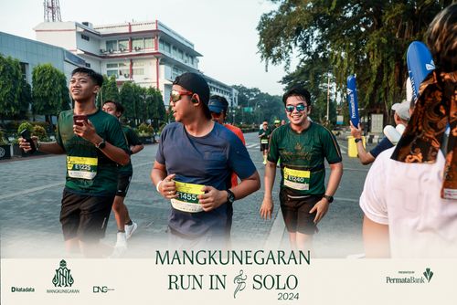 Race photo from Mangkunegaran Run 2024
