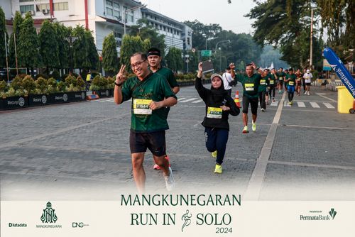 Race photo from Mangkunegaran Run 2024