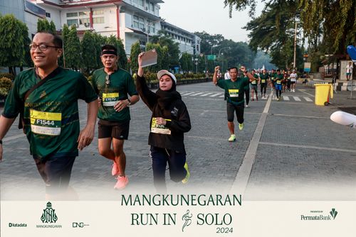 Race photo from Mangkunegaran Run 2024