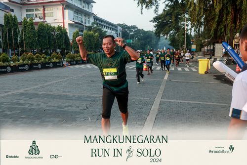 Race photo from Mangkunegaran Run 2024