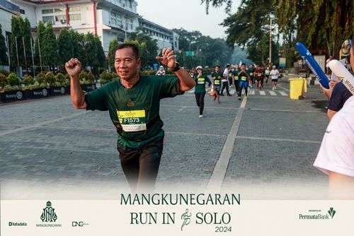 Race photo from Mangkunegaran Run 2024