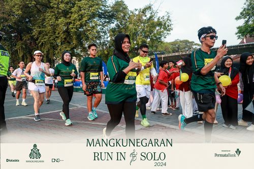 Race photo from Mangkunegaran Run 2024
