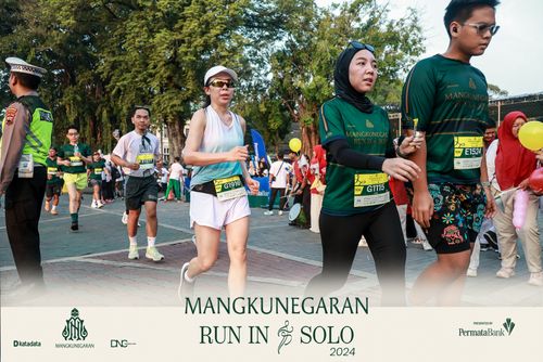 Race photo from Mangkunegaran Run 2024