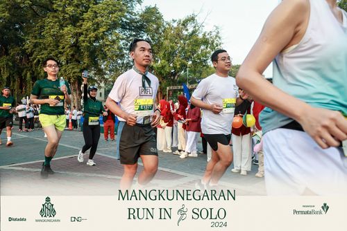 Race photo from Mangkunegaran Run 2024
