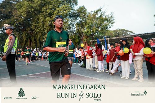 Race photo from Mangkunegaran Run 2024