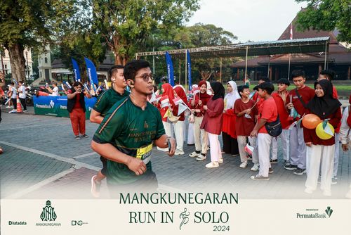 Race photo from Mangkunegaran Run 2024
