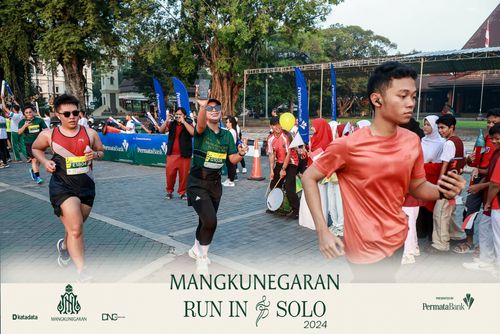 Race photo from Mangkunegaran Run 2024