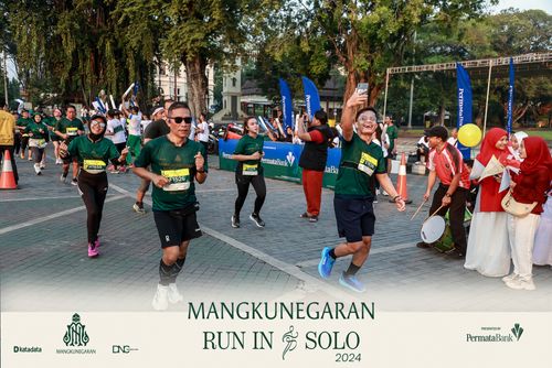 Race photo from Mangkunegaran Run 2024