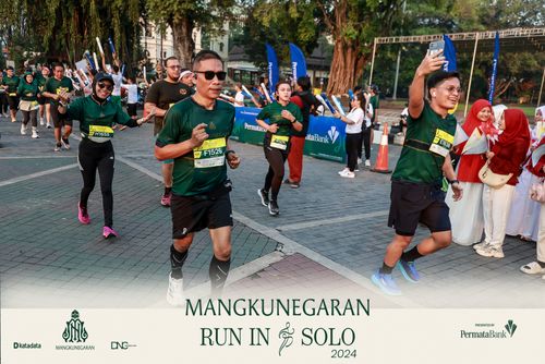 Race photo from Mangkunegaran Run 2024