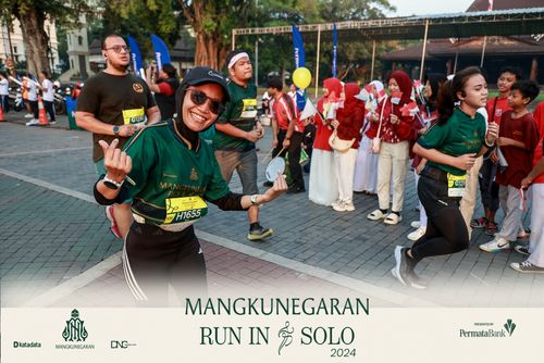 Race photo from Mangkunegaran Run 2024