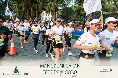 Race photo from Mangkunegaran Run 2024