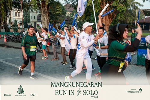 Race photo from Mangkunegaran Run 2024