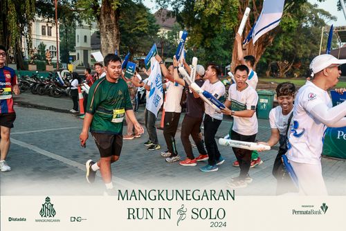 Race photo from Mangkunegaran Run 2024