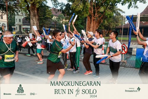 Race photo from Mangkunegaran Run 2024