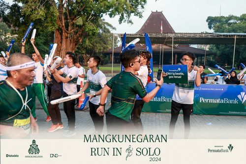 Race photo from Mangkunegaran Run 2024