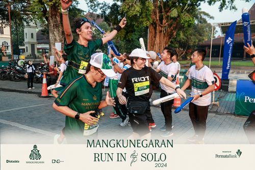 Race photo from Mangkunegaran Run 2024