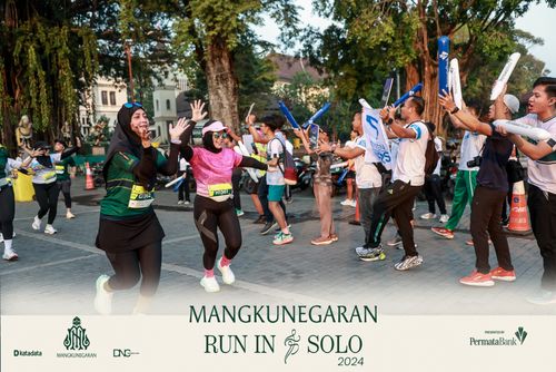 Race photo from Mangkunegaran Run 2024