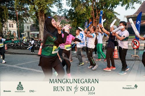 Race photo from Mangkunegaran Run 2024