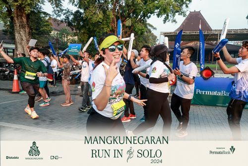 Race photo from Mangkunegaran Run 2024