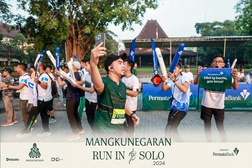 Race photo from Mangkunegaran Run 2024