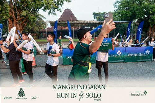 Race photo from Mangkunegaran Run 2024